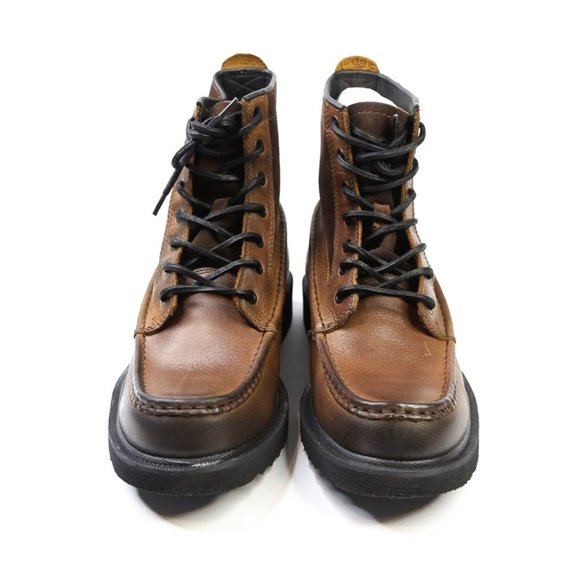 FRYE Mens Montana Moc Brown Leather Boots NEW wBox - Picture 4 of 8